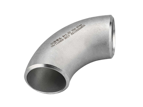 304 Stainless Steel 90° Long Radius Butt Weld Elbow